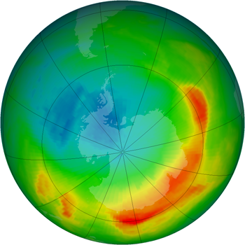 Ozone Hole - October 16, 1979